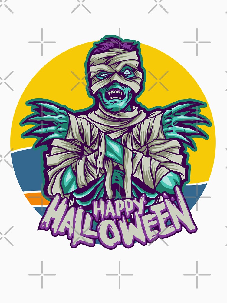 Zombie Mummy Happy Halloween by libbergina