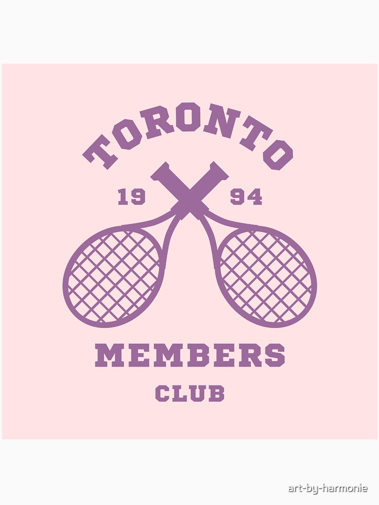 Toronto Tennis Members Club 1994 Purple Pink by art-by-harmonie