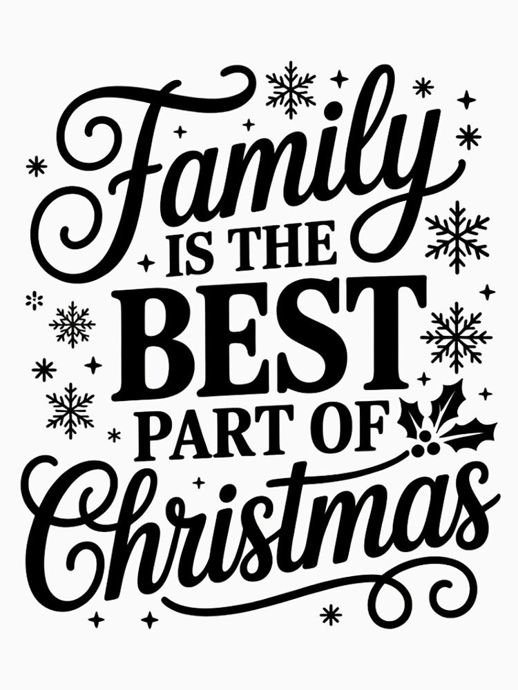 Family is the Best Part of Christmas Family Christmas Xmas Matching Christmas by VENOM0RIOT