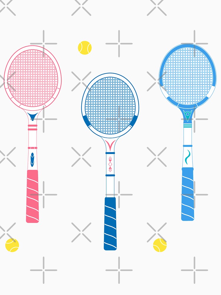 Retro Tennis Racquets by Gabriela Simon