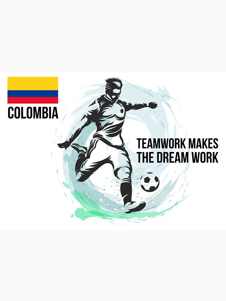 Columbian Footballer Kicking the Football - Football by cravingmart