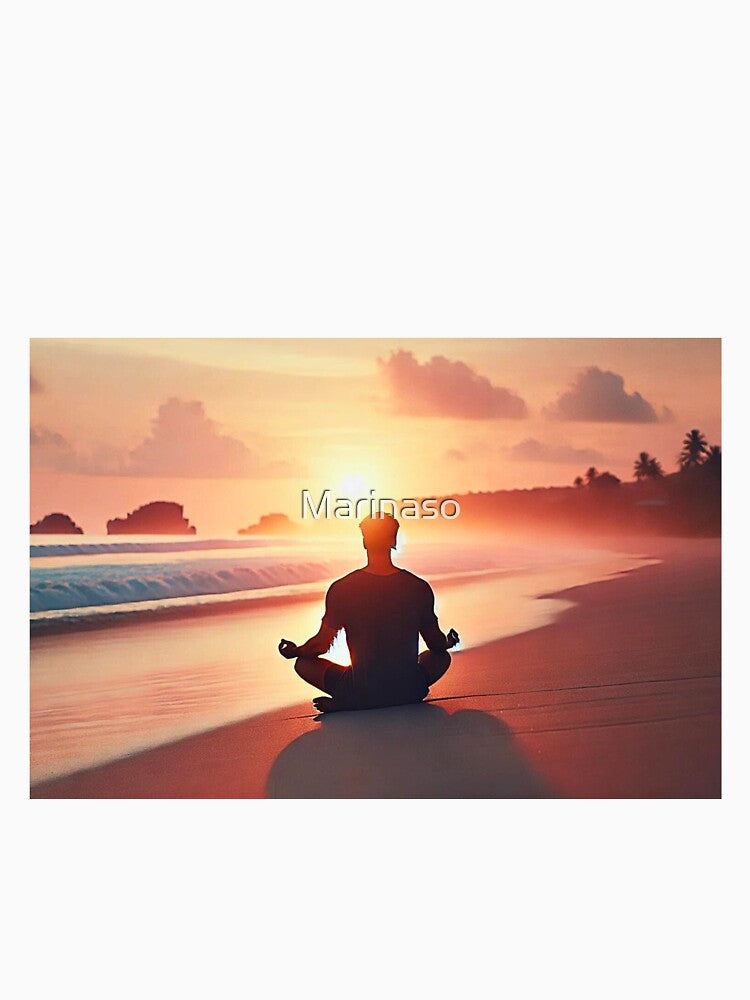 Sunrise Meditation on the Beach by Marinaso