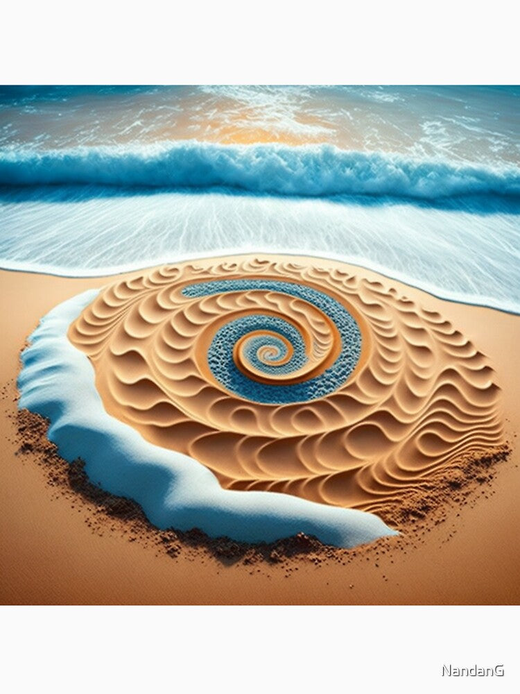 Mindful Moments for a Better Life by the Sand by RetComly