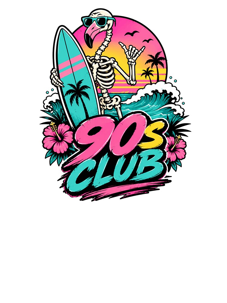 Retro Surf Skeleton Summer Vibes Forever by the-dovlat