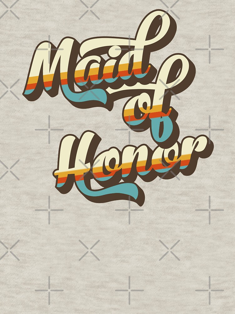Gift for Maid of Honor retro bridal shower party by anins-azuree