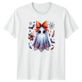Kawaii Ghost Halloween Holidays Mens T Shirt Womens Tee Graphic Unisex Top