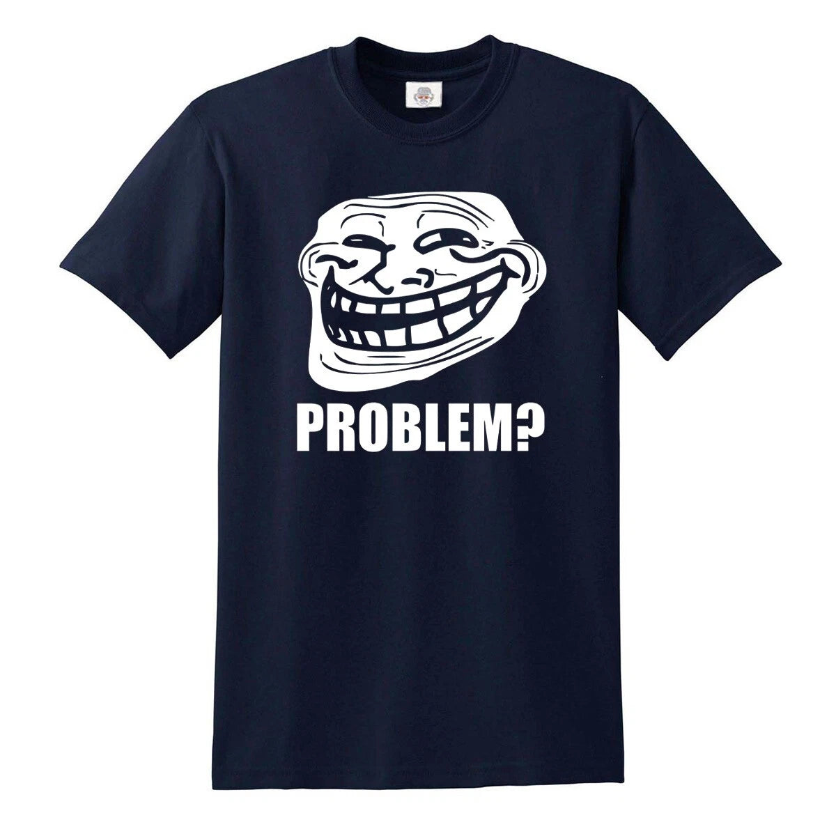 Troll Face Meme Problem? Funny Unisex Gamer Web Geek Novelty Gift Tee Top
