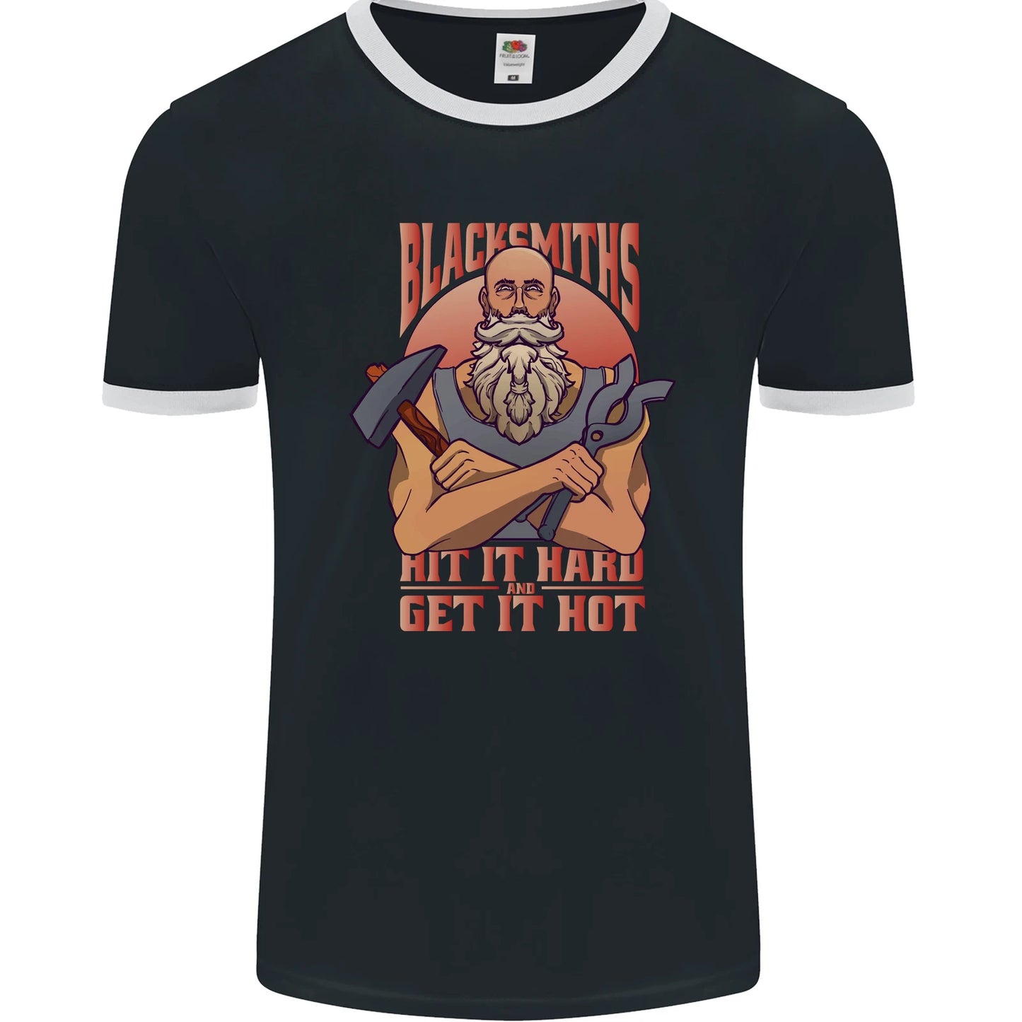 Funny Blacksmith Quote Mens Ringer T-Shirt FotL