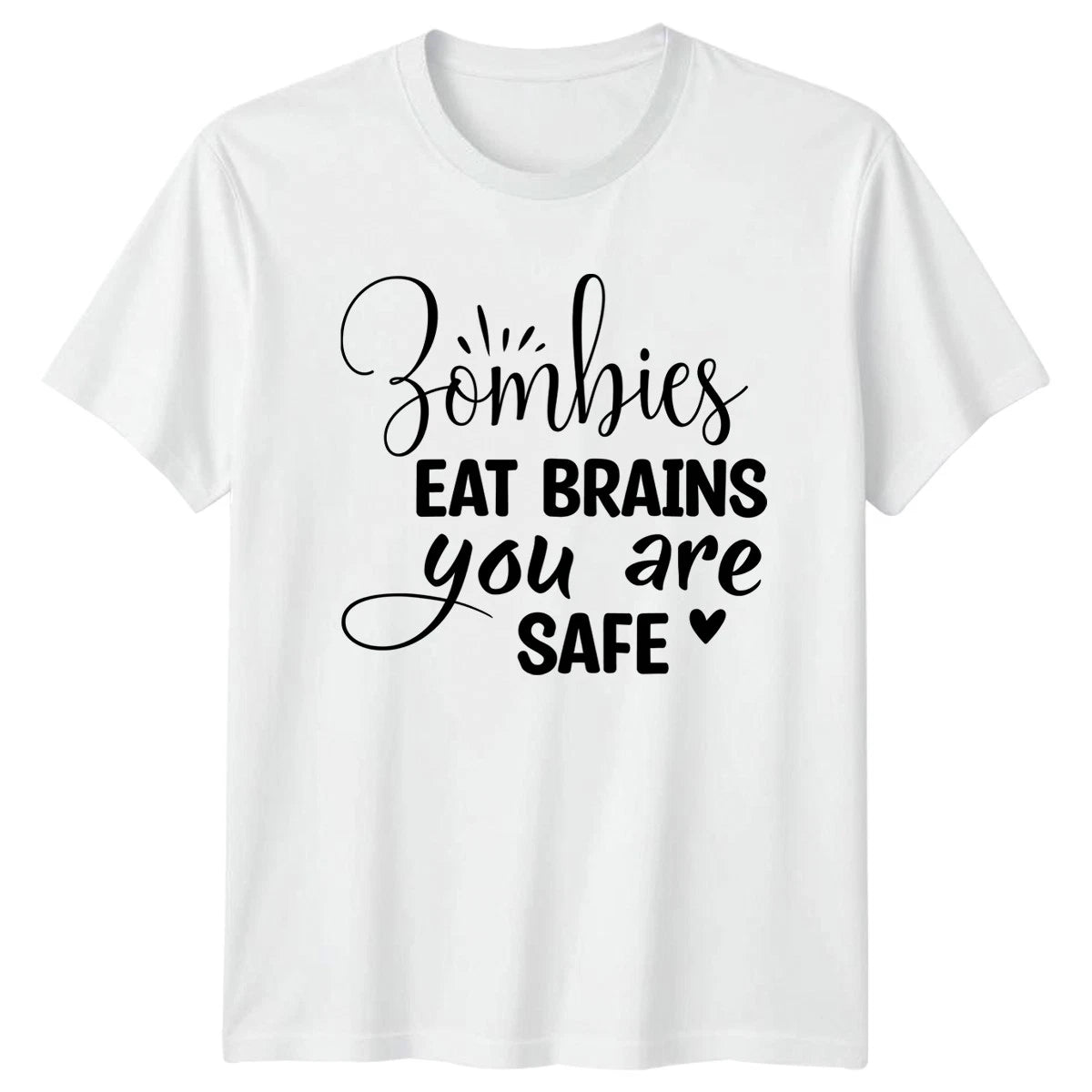 Zombies Eat Brains You Are T-Shirt Sarcastic Quote Humour Halloween Gift