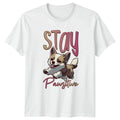 Stay Pawsitive Corgi Dog Puppy T-Shirt Pet Lover Birthday Gift For Him And Her
