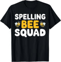 Spelling Bee Squad T-Shirt – Funny Bee Graphic Shirt for Kids & Teachers Gift