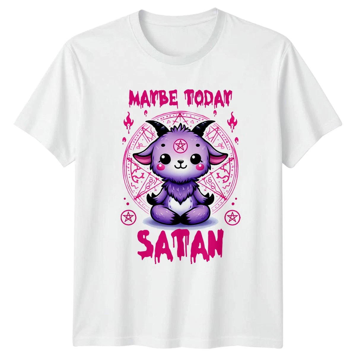 Maybe Today Satan T-Shirt Unisex Occult Gift For Him And Her