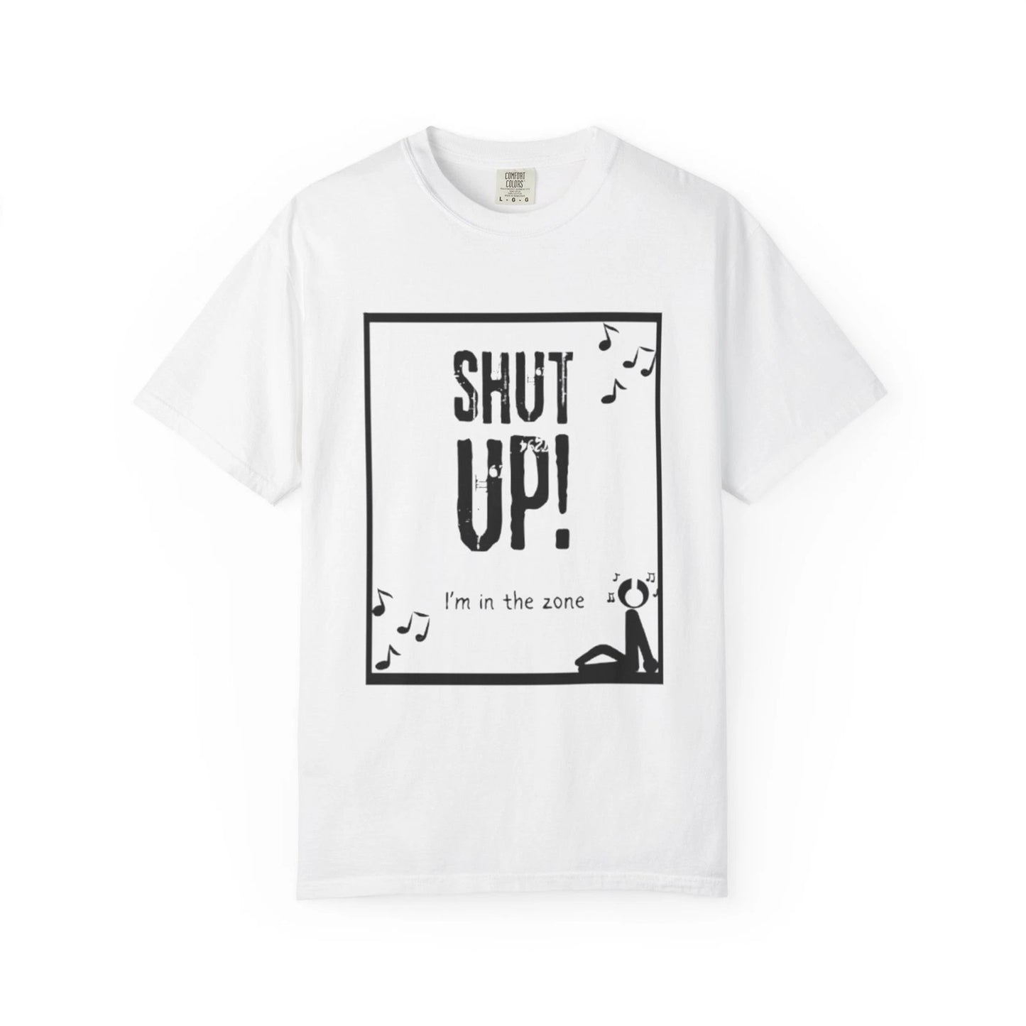 Funny Quote Music Zone T-shirt