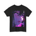 Anime Fantasy Eyes Graphic Tee Purple Kawaii EDM Festival Rave Streetwear Shirt