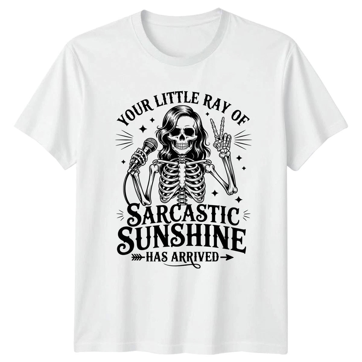 Your Little Ray Of Sarcastic Womens T-Shirt Sarcasm Humor Christmas
