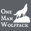 One Man Wolfpack Shirt The Hangove Funny Movie Quote Graphic Tee Men SM-5XL