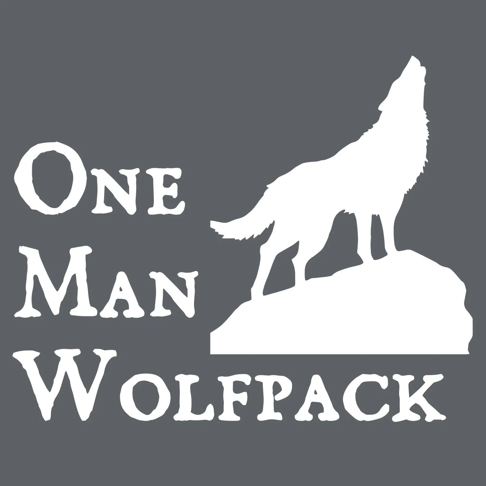 One Man Wolfpack Shirt The Hangove Funny Movie Quote Graphic Tee Men SM-5XL