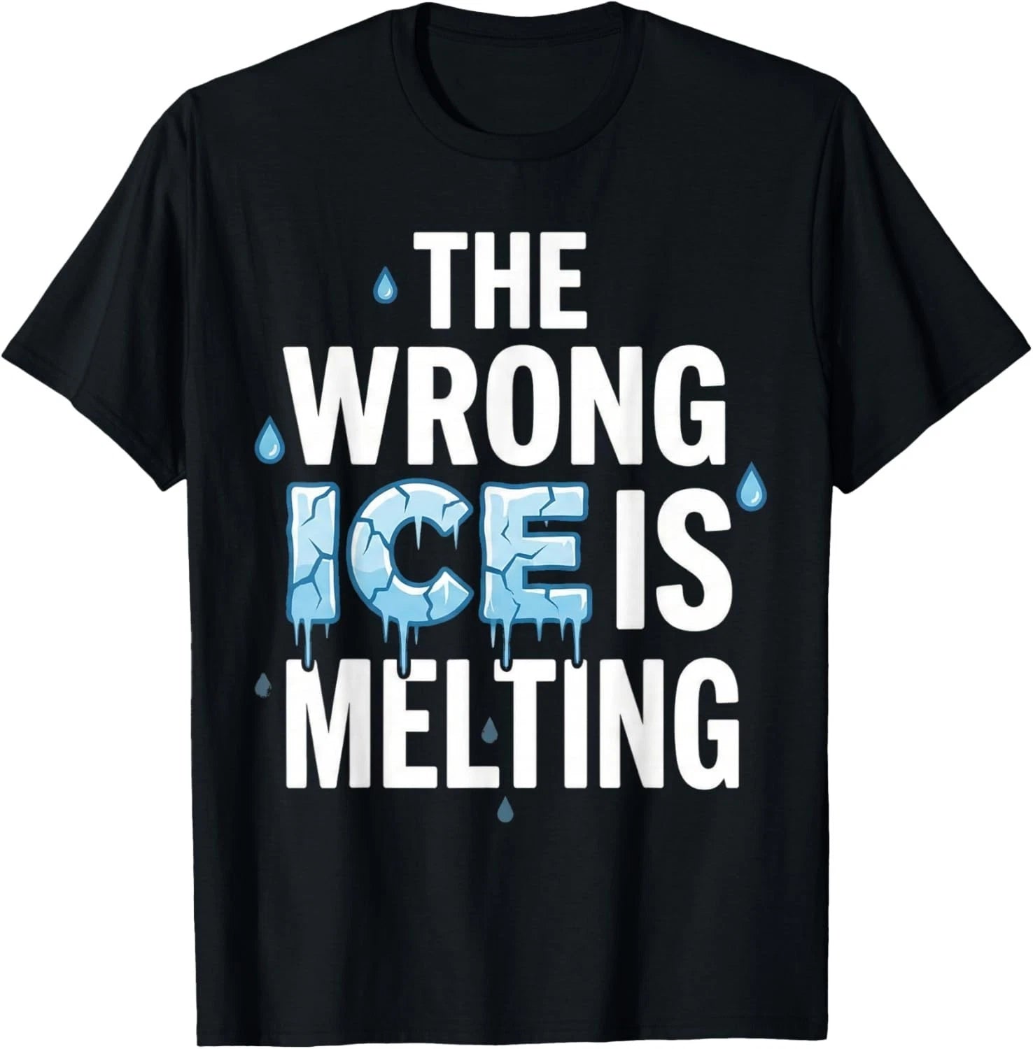 The Wrong ICE is Melting - The Planet Heats Up Melt ICE Gift Unisex T-Shirt