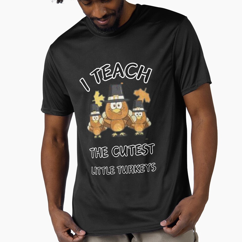 I Teach The Cuttest Little Turkeys Classic T-Shirt by Inkspire House