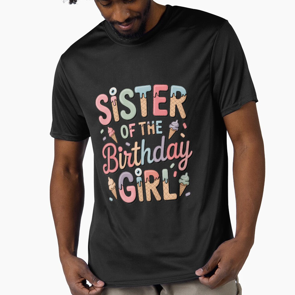 Sister Of The Birthday Ice Cream Family Matching Party by VENOM0RIOT