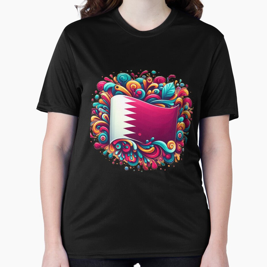 Qatari Pride: Flag Elegance by maheart83