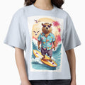 Capybara Surf Club – Vintage Wave Rider by CracStudio