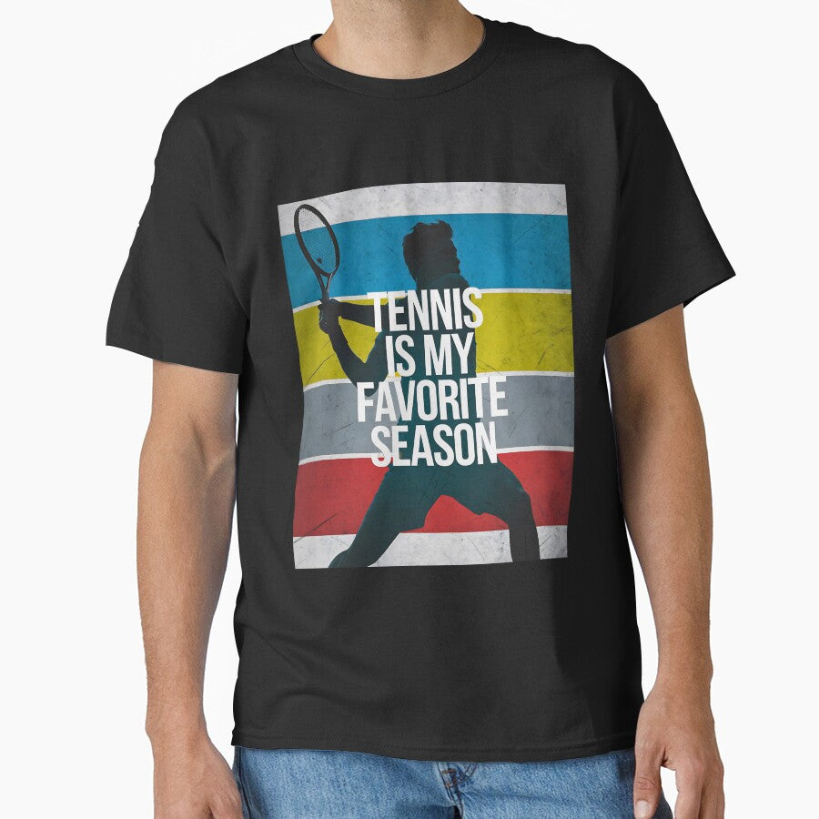 Tennis Is My Favorite Season - Retro Silhouette by SlocifieShop
