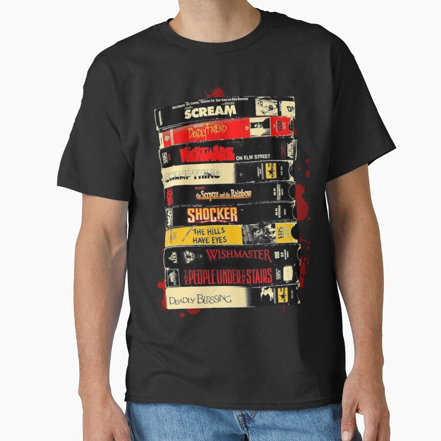 VHS Horror movies: melancholy vision of 80s scary movies... by milodesign