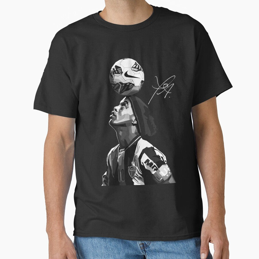 Ronaldinho Black and White by SiksisArt