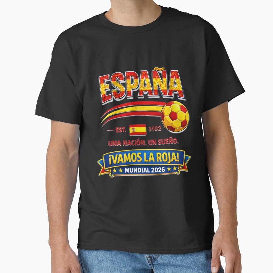 España Soccer Supporter Graphic Est 1492 by Tsugraf Designs