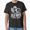 Old Guys Surf Club Too Old To Wipe Out – Funny Vintage Surfer Beach Design by PosiMCreations