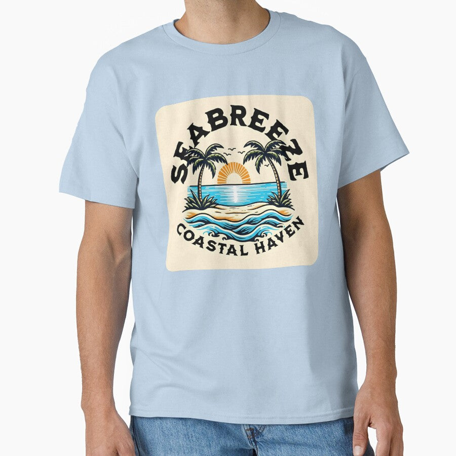 Seabreeze Coastal Haven Vintage Retro Surf by MaurizioDesign