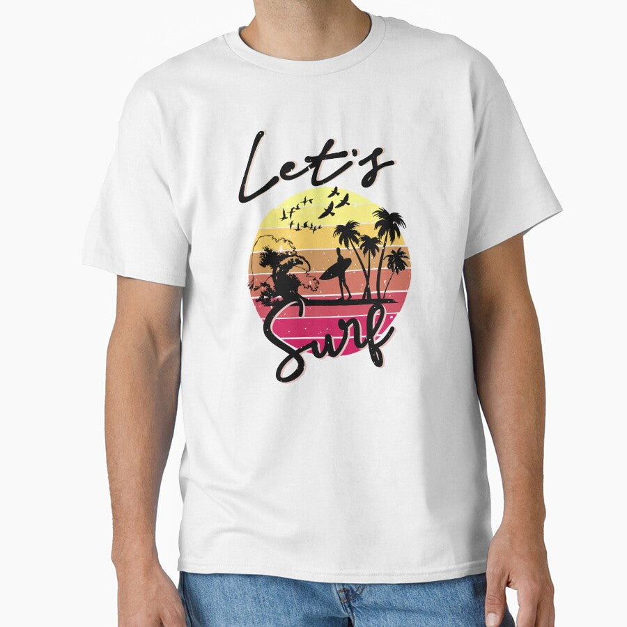 Let s surf - Vintage beach summer vibe by Soul  ArtLove