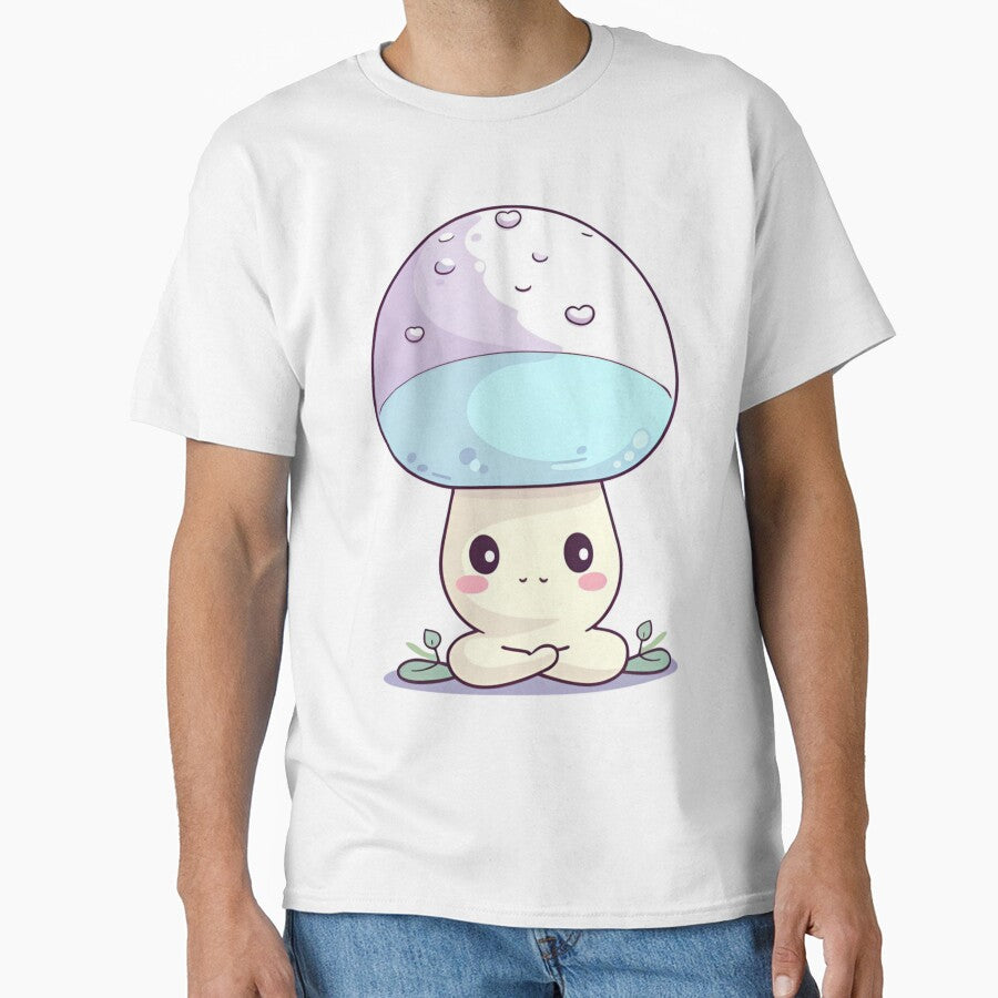 Cute Mushroom Yoga by Gilyglo