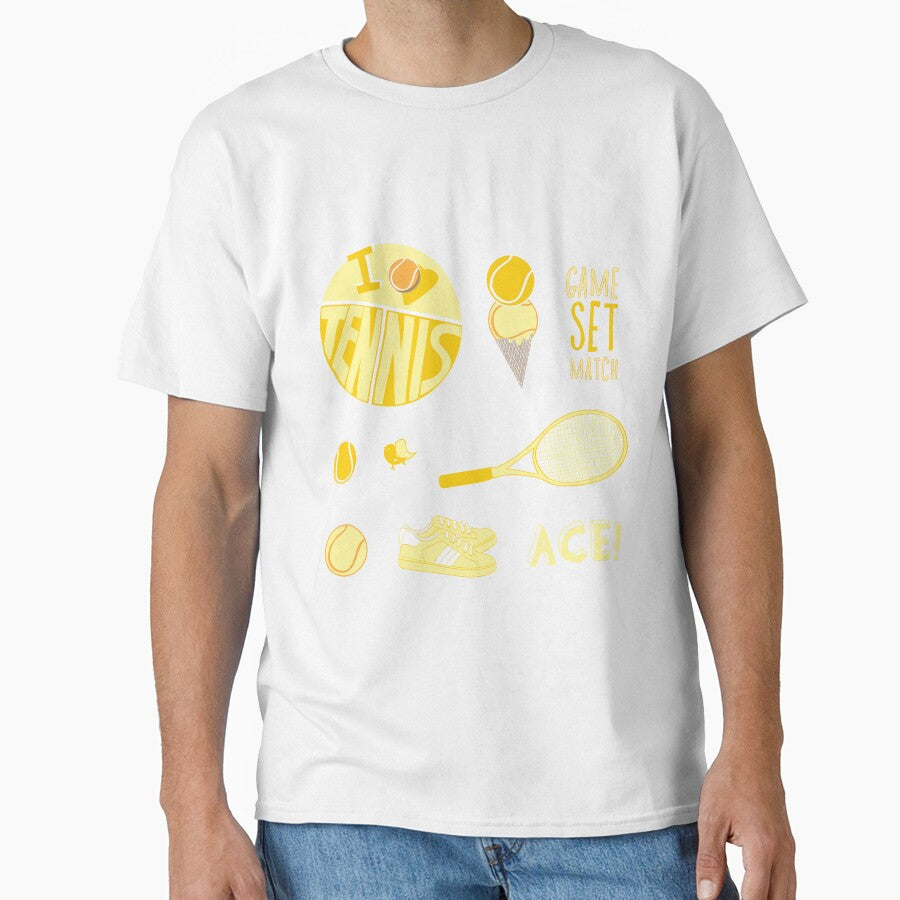 Light Yellow Retro Tennis Sticker Pack by The-Goods