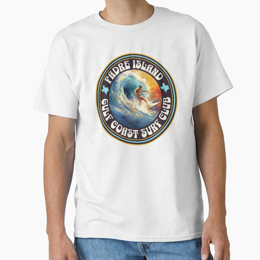 Padre Island Texas, Gulf Coast Surf Club Design by OceanIconic