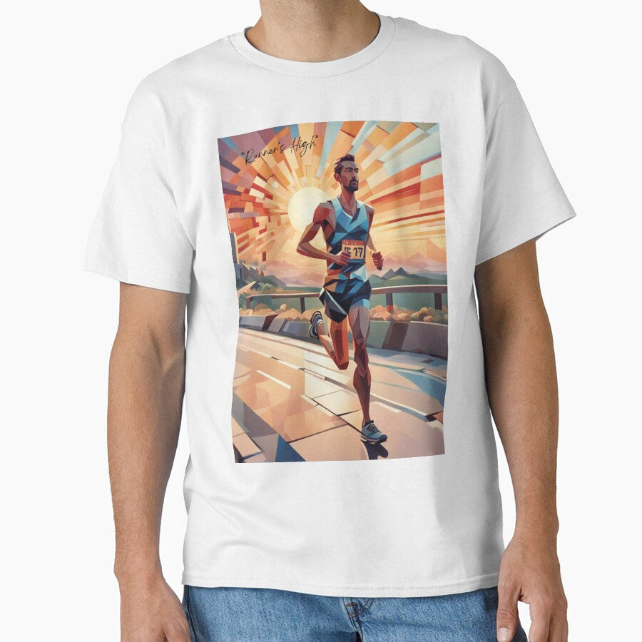 "Runner's High" by Tee Graphics Art Co.