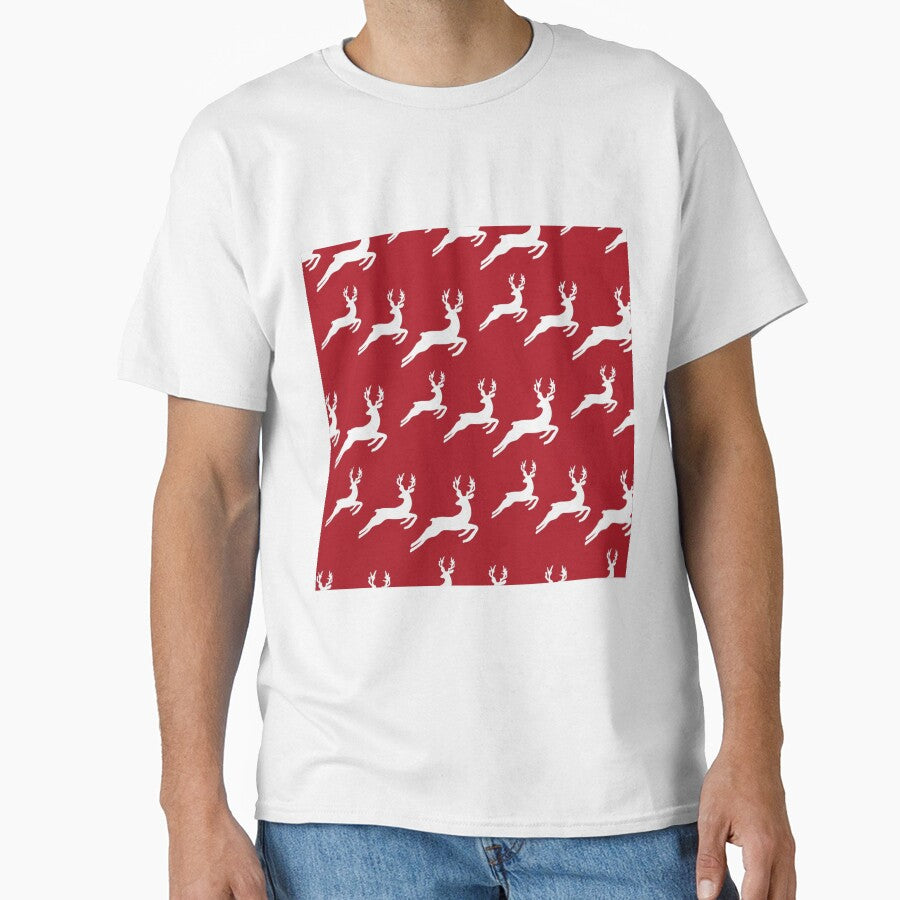 Cute Stylish Christmas Reindeer Holiday Pattern by JustincredibleT