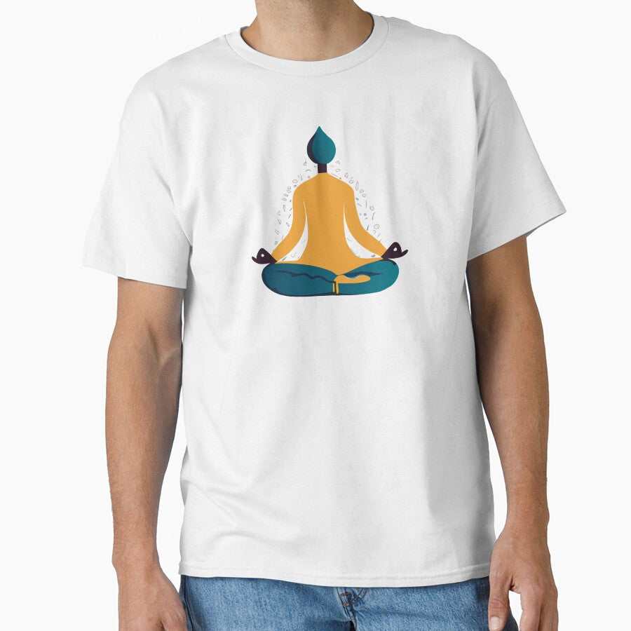 Doing yoga or meditation. by friadesign