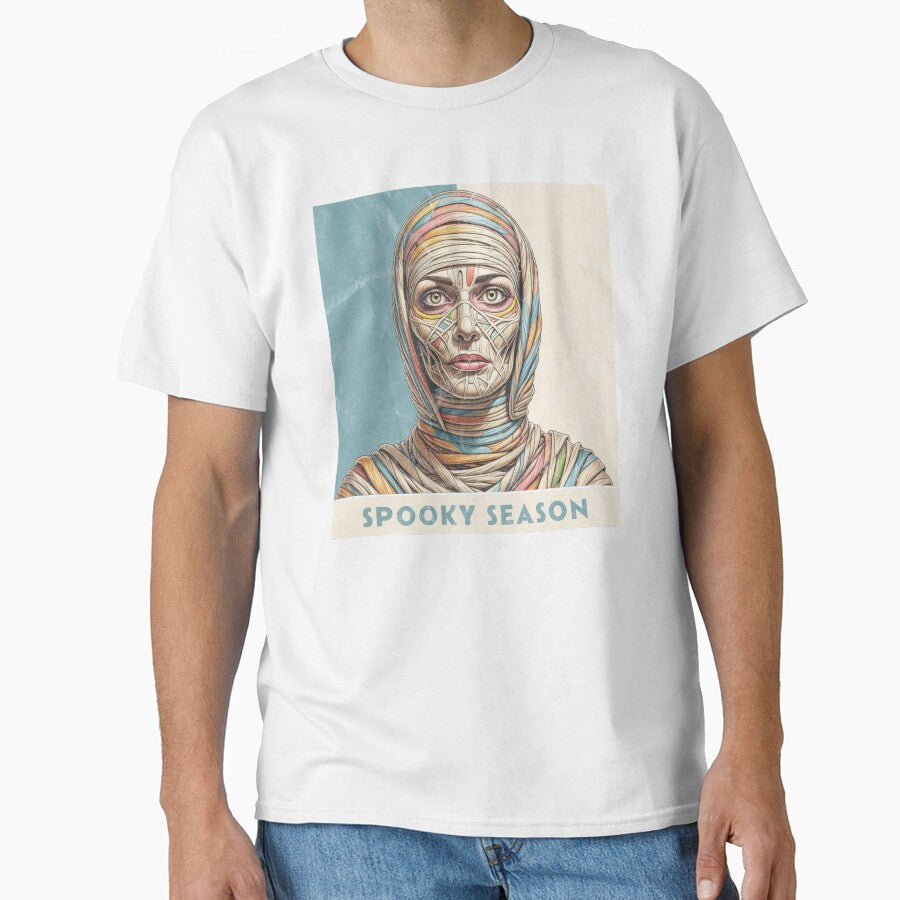 Spooky Season: Vintage Mummy Horror Art by bdberto12