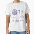 Lilac Retro Tennis Sticker Pack by The-Goods