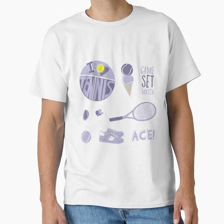 Lilac Retro Tennis Sticker Pack by The-Goods