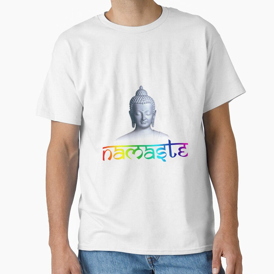 Buddha Namaste Rainbow by litmusician