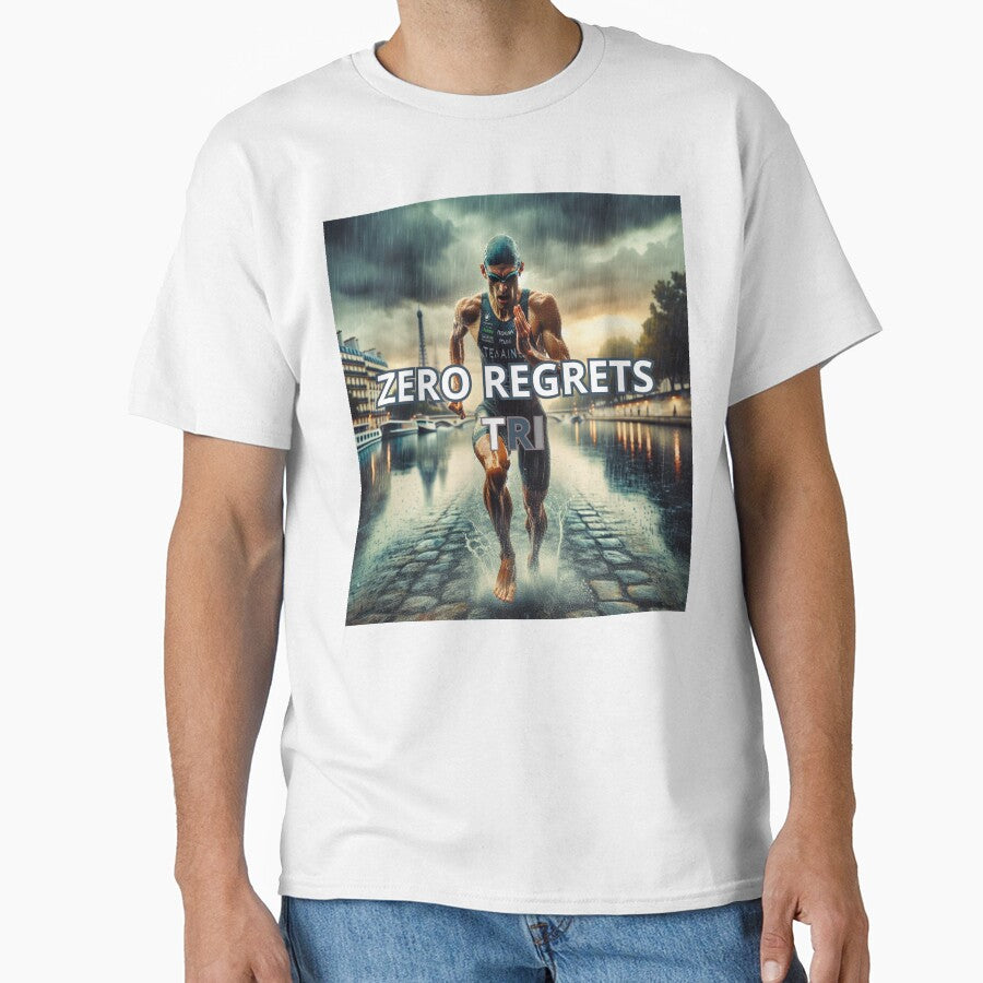 Zero Regrets TRI – Motivational Running Triathlon Design by Triathlongram