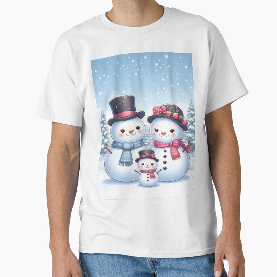 Cute Snowman Family by Spike The Punch Design Co.