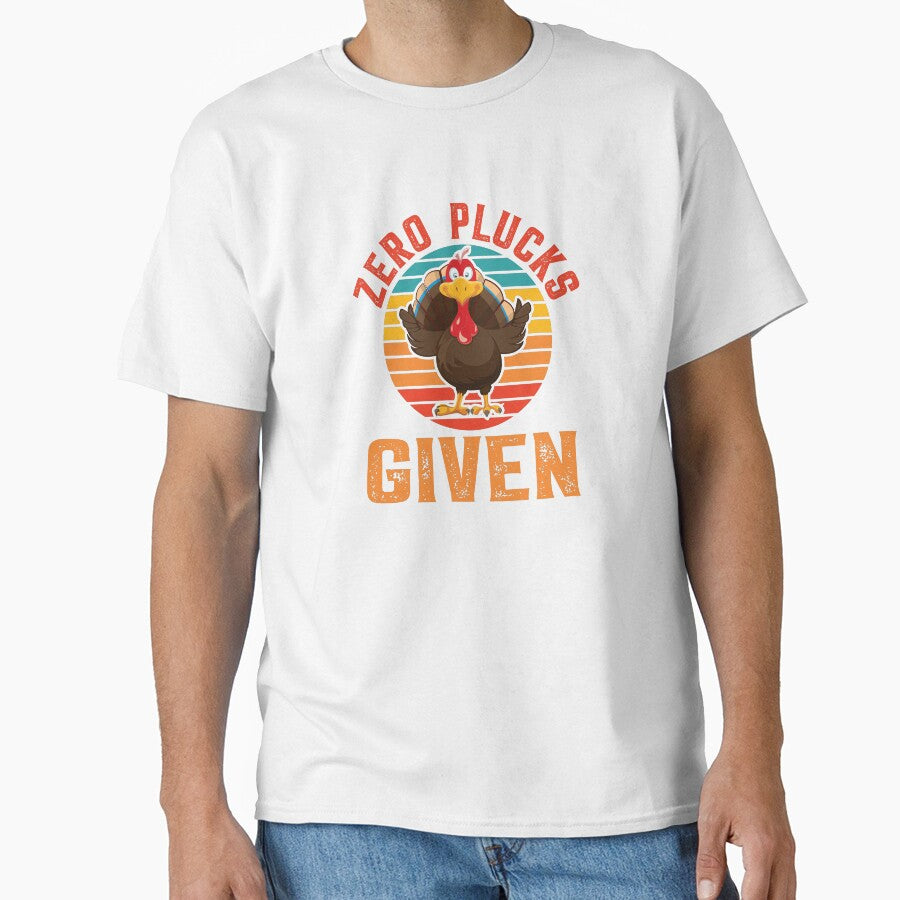 Funny Zero Plucks Given Retro Turkey Design by Maniutek