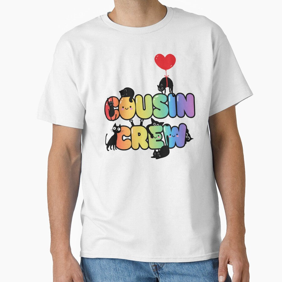 Cousin Crew Cute Cats T-Shirt – Cute Family Matching Tee by Happy'CLICK'