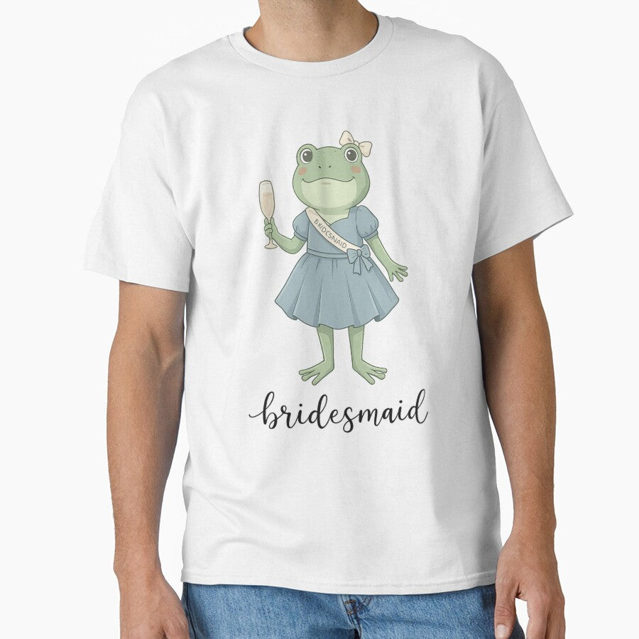 Cute Frog Bridesmaid Wedding Party Funny Bridal Squad Vibes by Putin-07