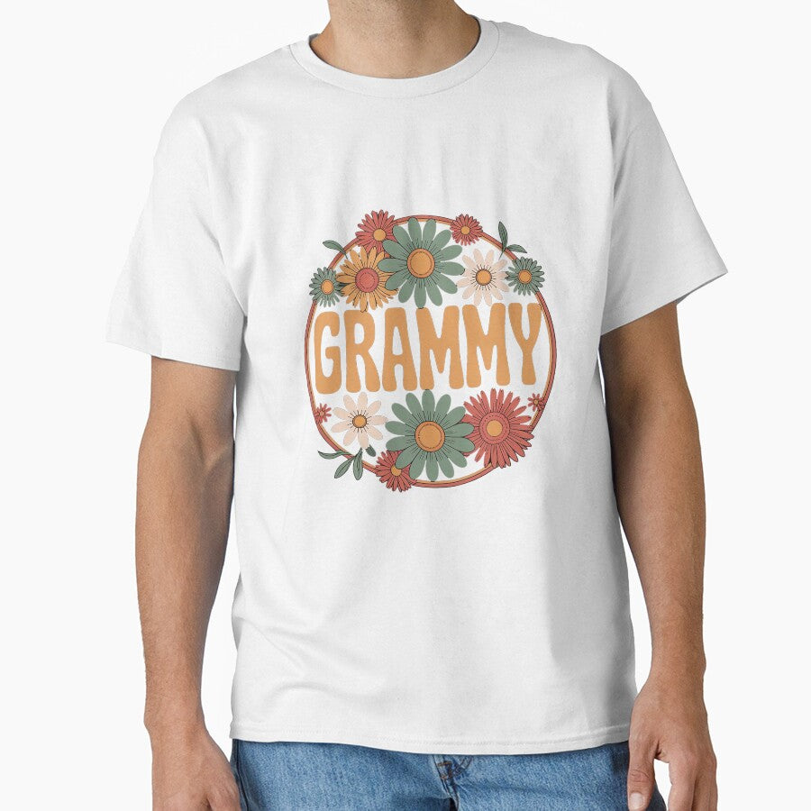 Groovy Grammy Retro Flowers Women Mother's Day Grandma by RonnasJackson