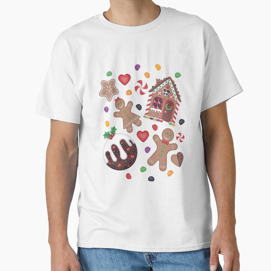 Gingerbread Christmas Candy Pattern Delight by LCWaterworth